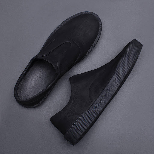 Title 2, Slip-on Slacker Shoes Korean Version Trend Leat...