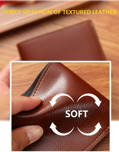 Title 4, Soft Leather Multi-card Slot Small Wallet, desi...
