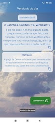 Pão Diário mobile display view screenshot