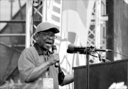 PARTY LINE: SACP's Blade Nzimande addressing ANC supporters at the party's 98th
anniversary celebrations at the weekend. Pic: VATHISWA RUSELO. 10/01/2010. © Sowetan