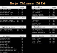 Mojo Chinese Cafe menu 1