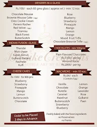 D Cake Creations menu 4