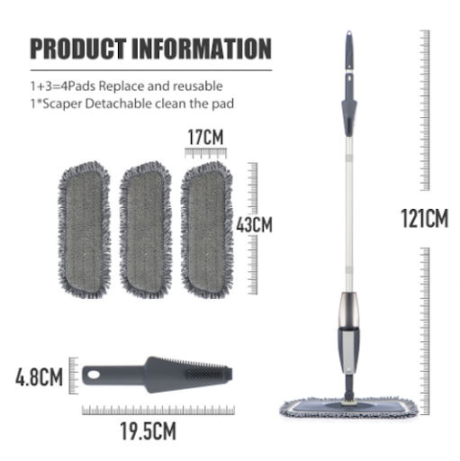 Title 6, Magic Spray Mop for Wood Floors