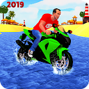 Download Beach Water Surfer Bike Rider: Motorcycle Install Latest APK downloader