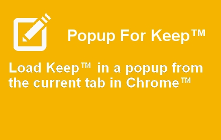 Popup for Keep™ Preview image 0