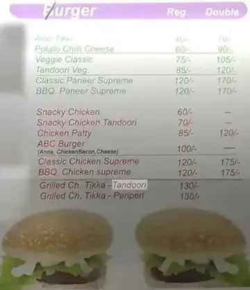 Katty'z menu 