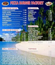 Pizza Burger Factory menu 6