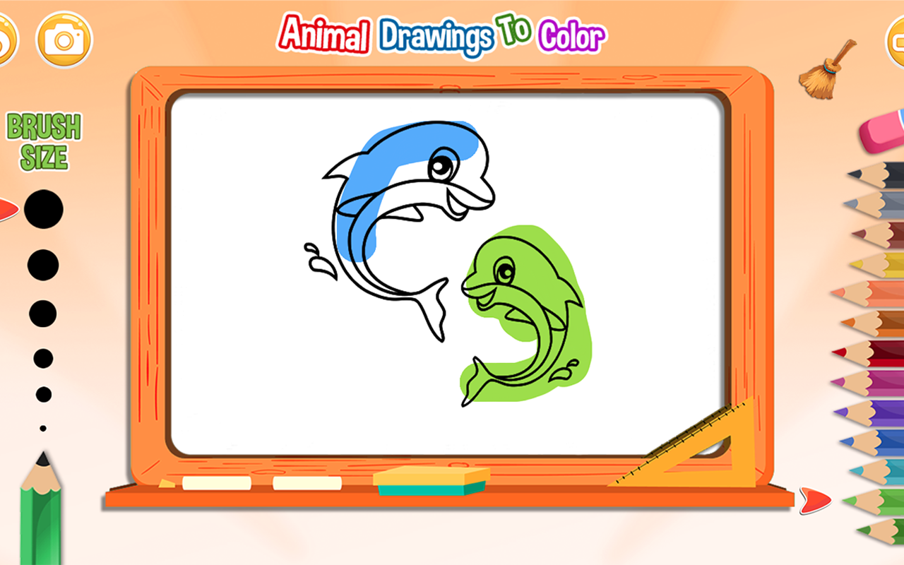 Cartoon Coloring for Kids - Coloring Book Preview image 2