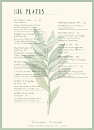 Terra Gourmet menu 1