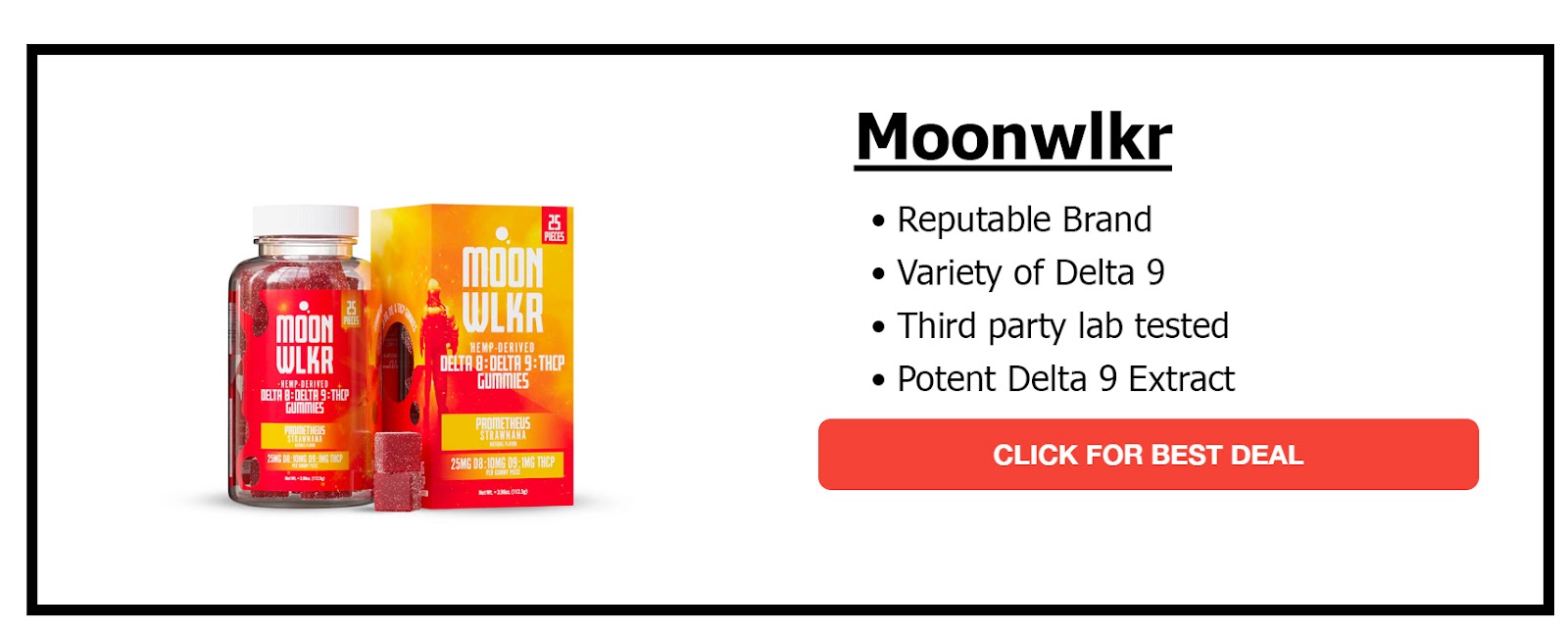 Moonwlkr Delta 9 THC Gummies