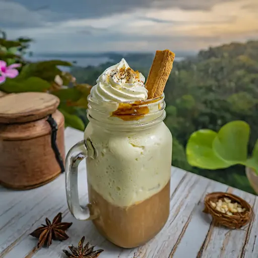 Lotus Biscoff Shake [450 Ml, Mason Jar]