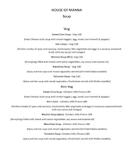 House Of Manna menu 5