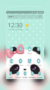 Panda Princezna Bowknot - náhled