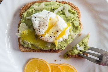 Meyer Lemon Parmesan Avocado Toast &amp; Egg