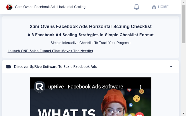 Sam Ovens Facebook Ads Horizontal Scaling Preview image 0