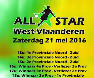 Het beste uit West-Vlaanderen komt ook dit jaar samen op de All Star Games