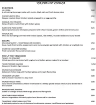 Gazebo - Bogmalo Beach Resort menu 1