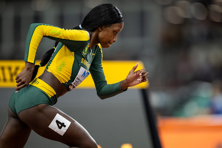 Prudence Sekgodiso in action at the world championships in Budapest last year.