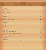 Elite Caterers menu 1