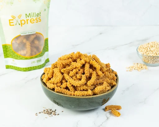 Foxtail Millet Muruku With Sesame Seeds