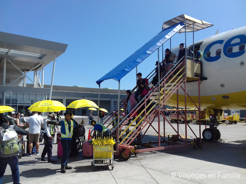 Cebu pacific, arrivée Puerto Princesa