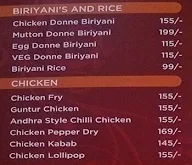 Shivaji Donne Biriyani Restaurant menu 2