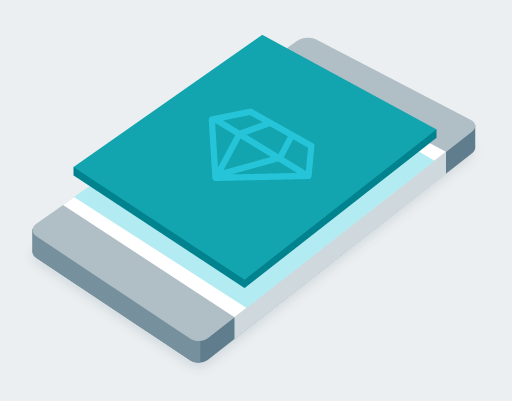 Rewarded interstitial ad format