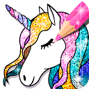 Unicorn Coloring Book Glitter for firestick