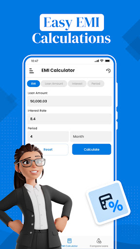 Screenshot EMI Calculator - Finance Tool