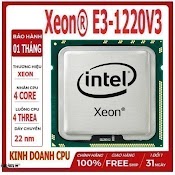 Chíp Xeon E3 1220 V3 Siêu Rẻ Hiệu Năng Tương Dương I5 4570 Bảo Hành 1 Tháng