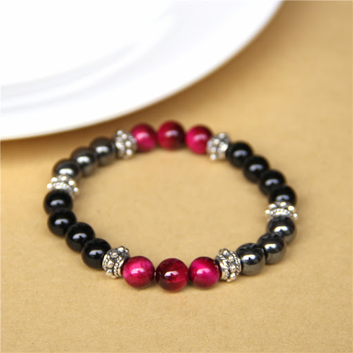 Title 8, Mens and Womens Natural Tiger Eye Jewel Bead ...
