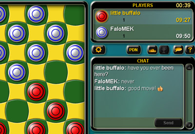 Live Checkers game 83.3 games against another Grand Master on Flyordie Game  1. 