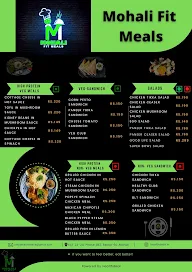 Mohali Fit Meals menu 1