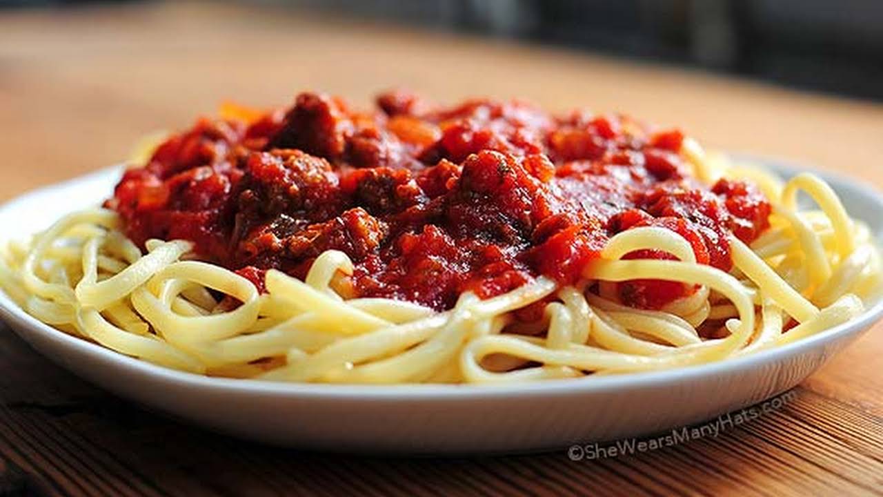 Homemade Low Sodium Spaghetti Sauce Recipe