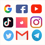 Cover Image of ダウンロード All Social Media and Social Networks in One App 1.1.3 APK