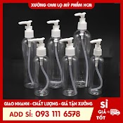 Chai Nhựa Pet Vòi Nhấn 100Ml/250Ml Chiết Mỹ Phẩm (Dầu Gội, Sửa Tắm, Gel Rửa Tay) - Chai Lọ Mỹ Phẩm