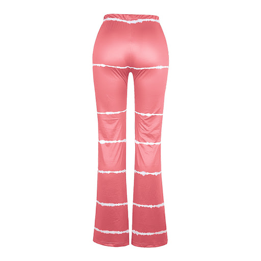 Title 27, Womens loose casual printed flared trousers, c...