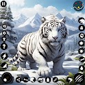 Arctic White Tiger Family Sim