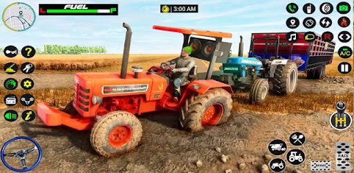 Village Tractor Driving Game