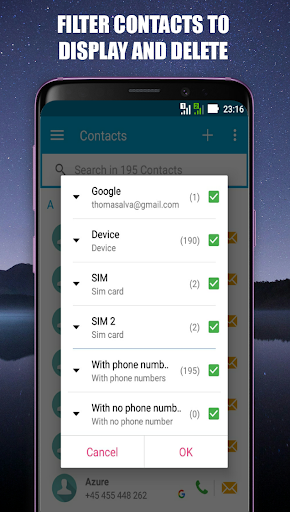 Delete contacts - Multiple contacts remover