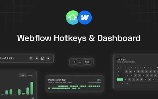 Hotkeys for Webflow