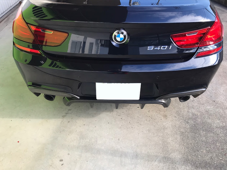 6シリーズ グランクーペのBMW・BMW6シリーズ・DIY・12月もよろしくお願いします・カーボンディフューザーに関するカスタム事例の投稿画像3枚目
