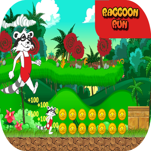 Run Run Raccoon Run in Jungle