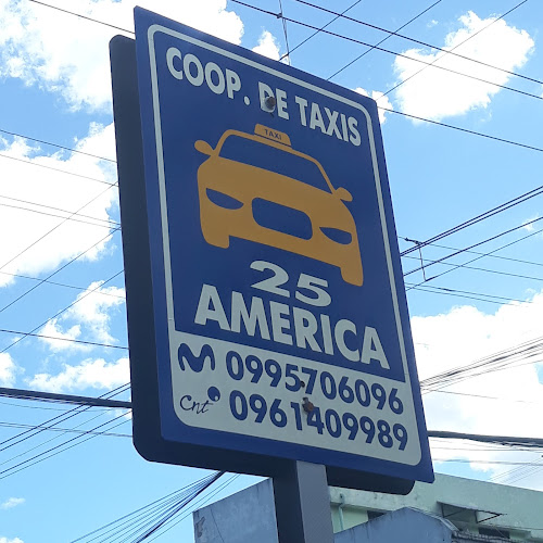 Opiniones de COOPERATIVA DE TAXIS 25 AMÉRICA en Quito - Servicio de taxis