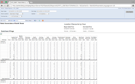 SSRS Report Fix