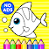 Learning & Coloring Game for Kids & Preschoolers icon