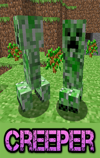 Creeper MOD For MCPE