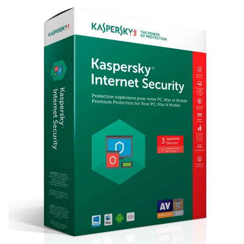 Phần mềm Kaspersky Internet Security 3 máy tính