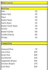 Tandoori Daa!!! menu 3