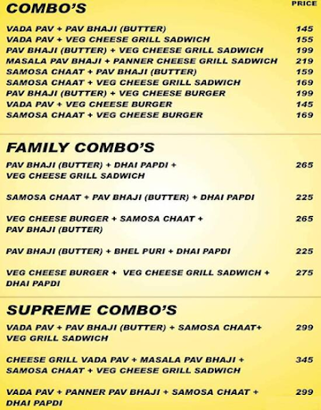 Bombay Chatwaala menu 